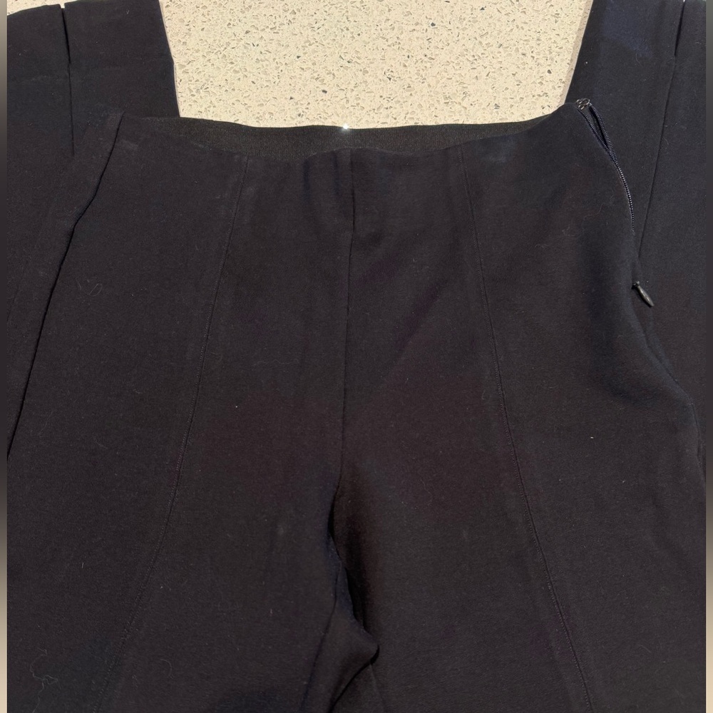 Quince Ultra-Stretch Ponte Pintuck Ankle Pants | 25” inseam | Small - Picture 7 of 9